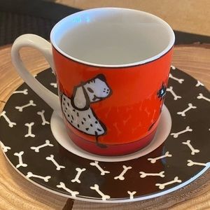 KANITZ Mini Expresso Cup Dog chasing Cat